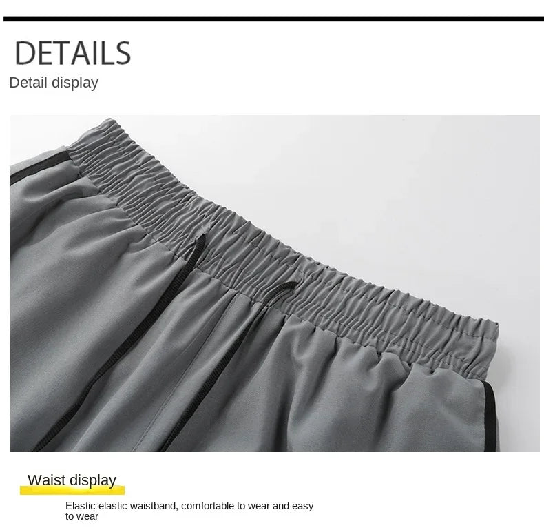 Short de sport double couche homme/femme – Anti-éblouissement, running & fitness