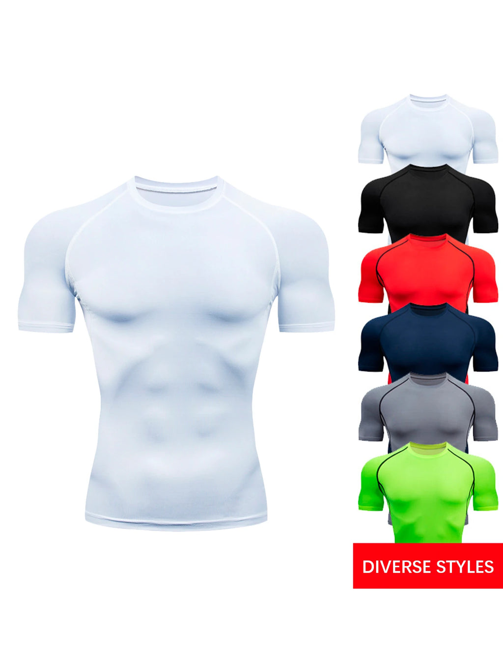T-shirt de compression homme – Moulant, respirant, running & gym | TrailNova