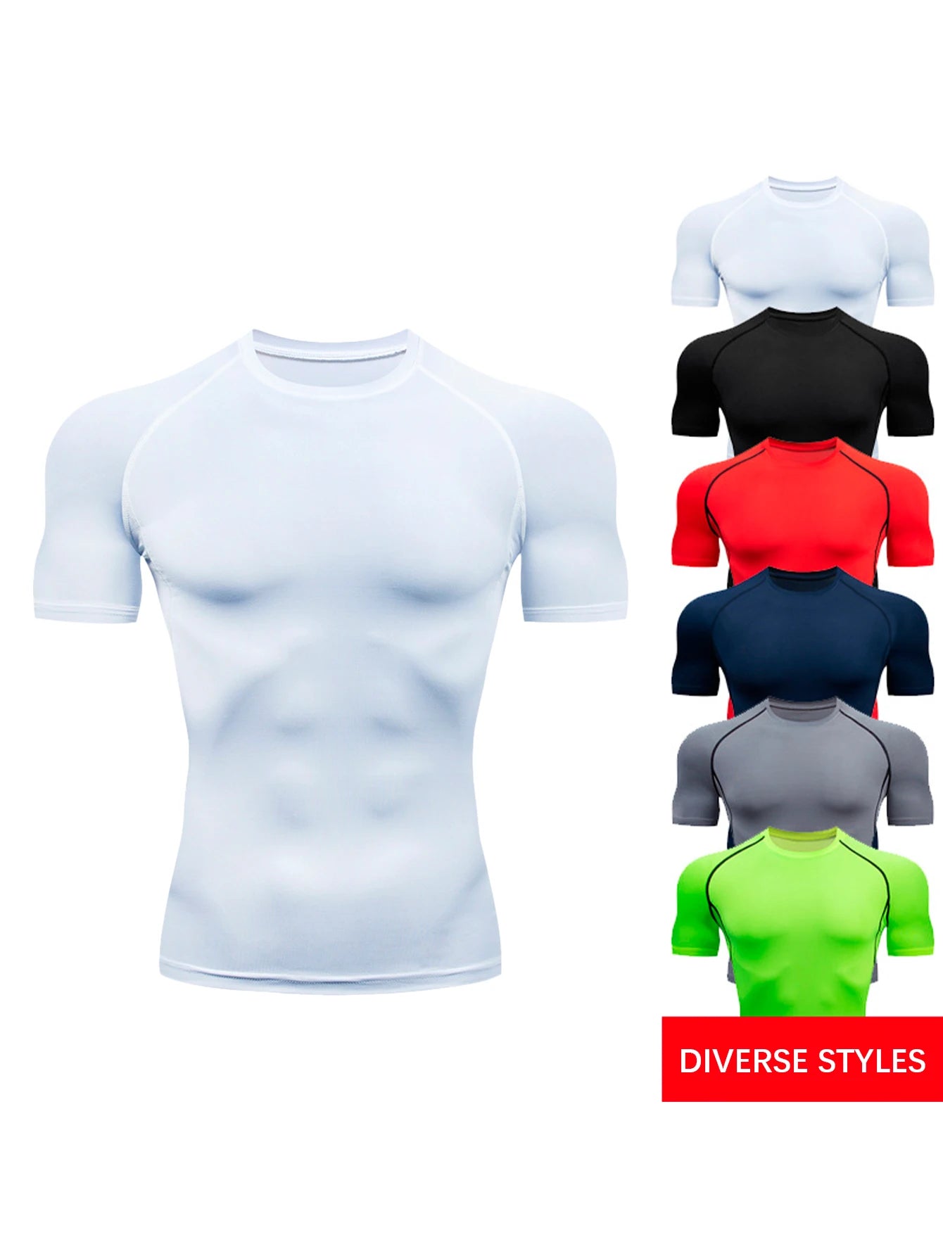 T-shirt de compression homme – Moulant, respirant, running & gym | TrailNova