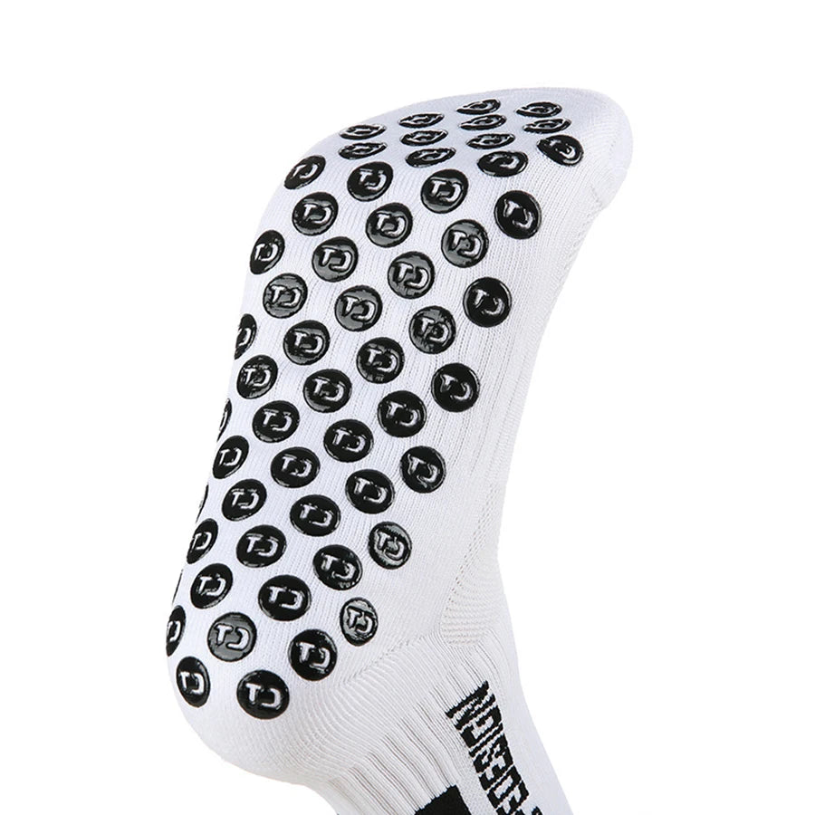 Chaussettes de sport antidérapantes – Lot de 4 paires, respirantes | Football & Trail