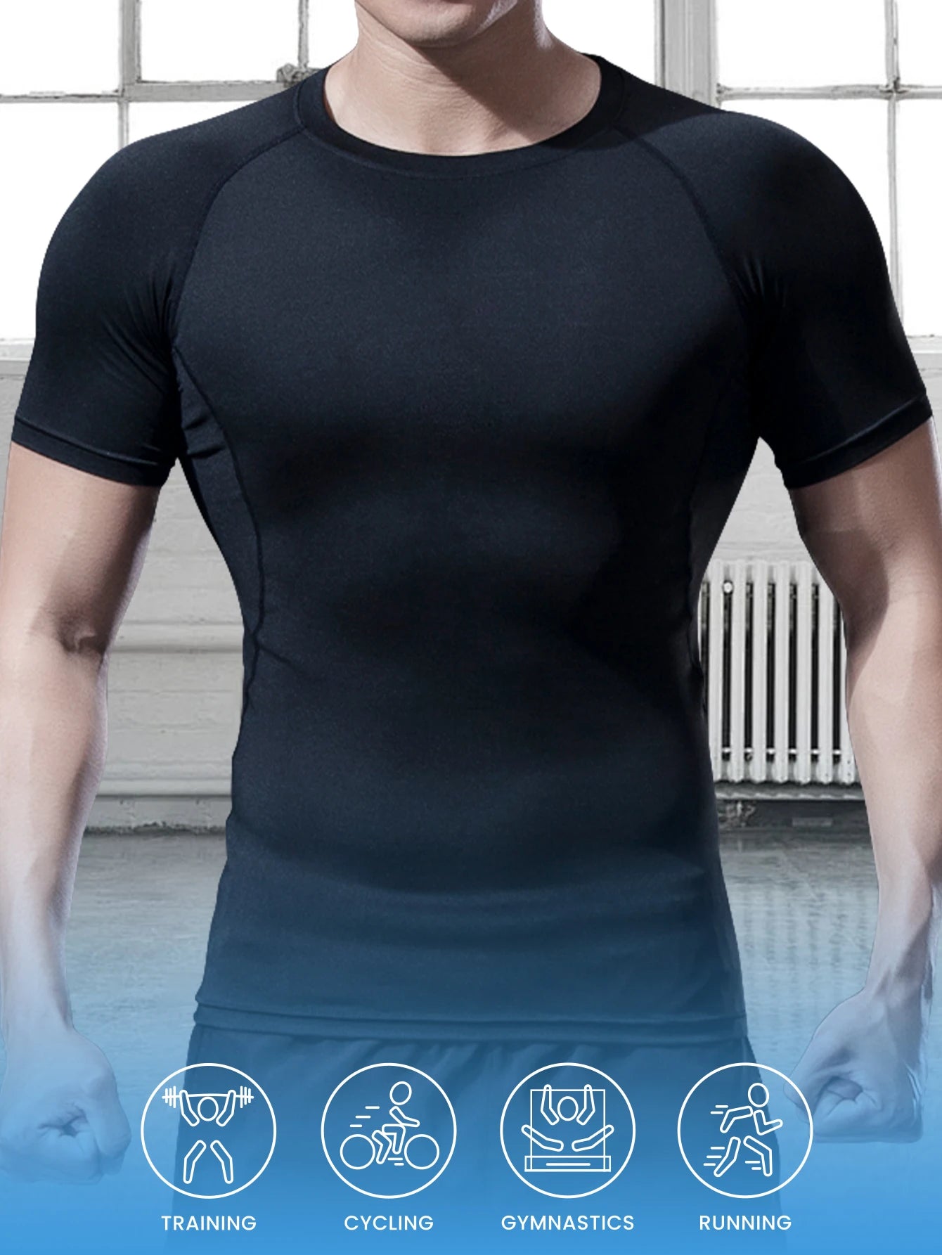 T-shirt de compression homme – Moulant, respirant, running & gym | TrailNova