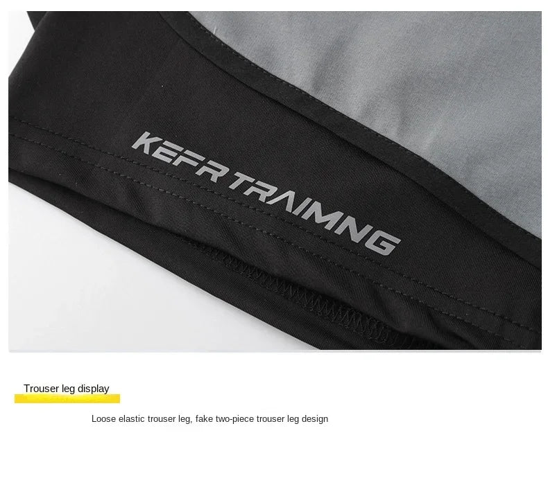 Short de sport double couche homme/femme – Anti-éblouissement, running & fitness