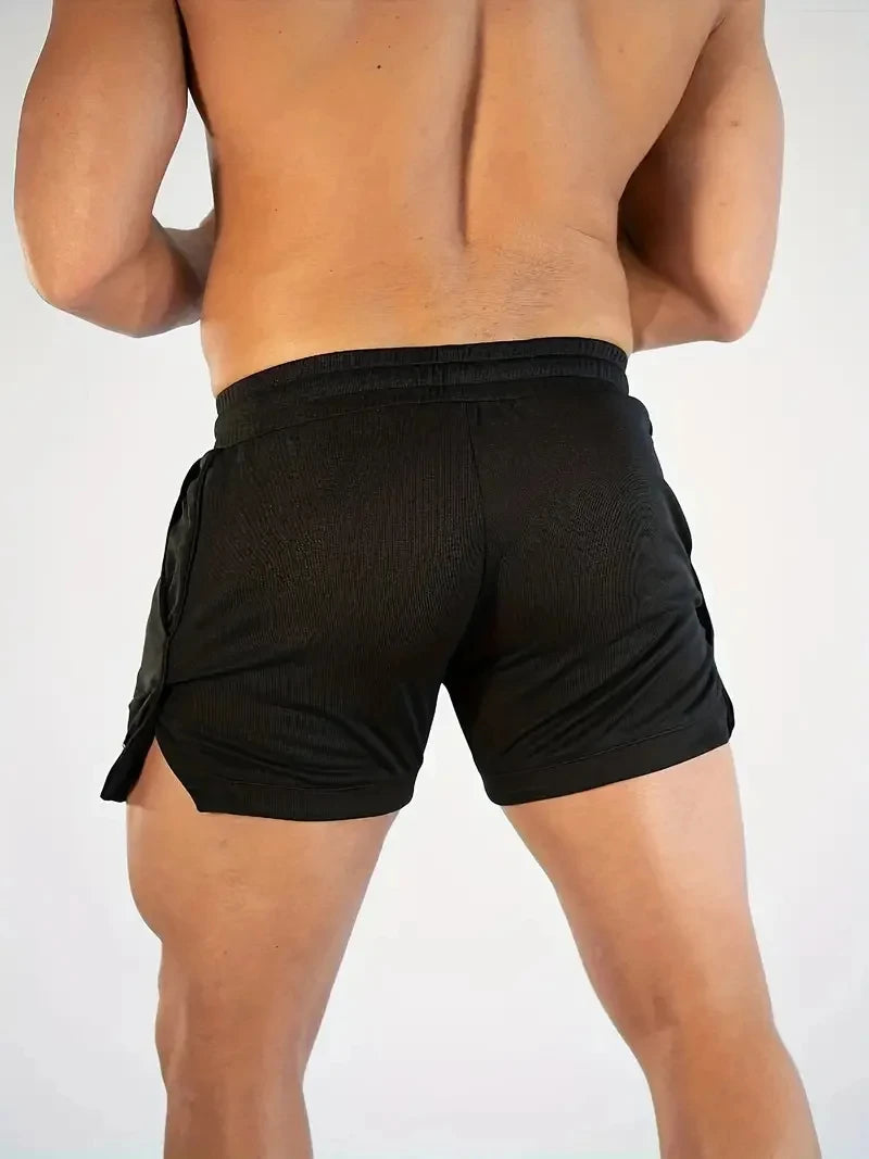 Short de fitness homme – Léger, respirant, idéal randonnée & jogging