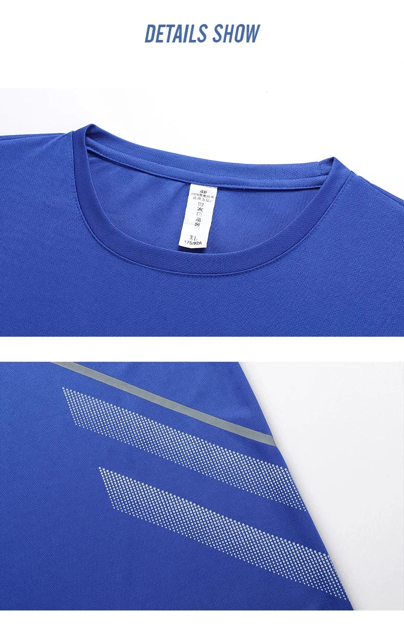 Ensemble de sport homme 2 pièces CHRLCK – T-shirt + Short, séchage rapide | Trail & Randonnée