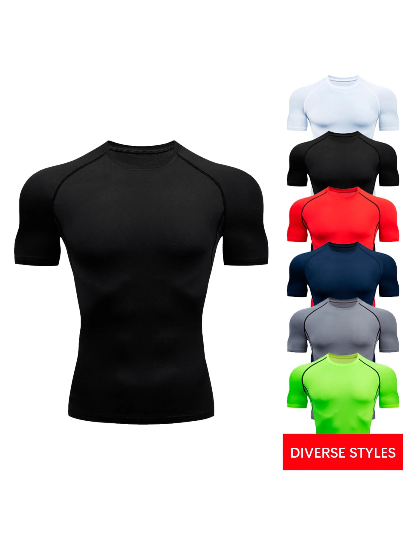 T-shirt de compression homme – Moulant, respirant, running & gym | TrailNova
