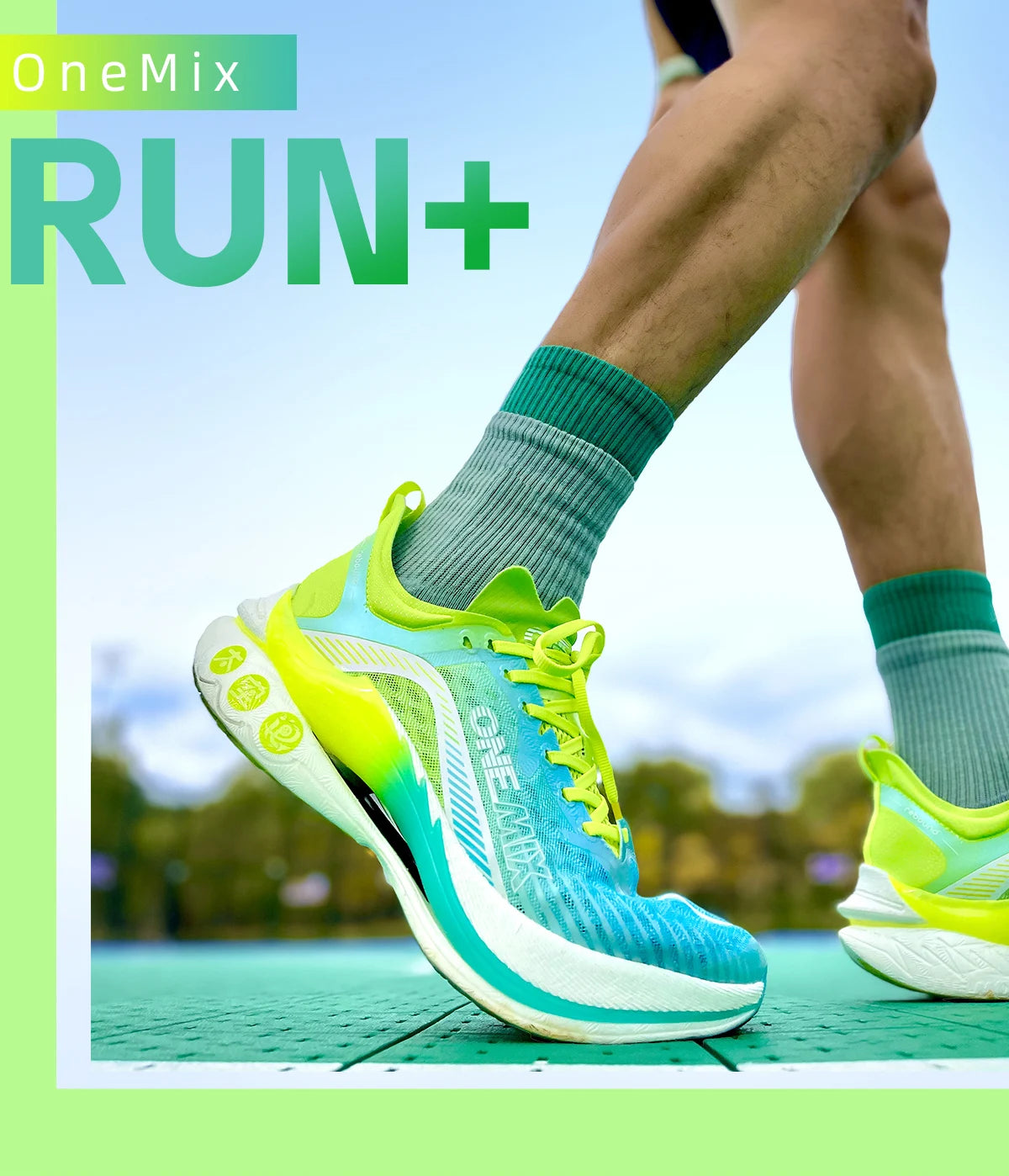 Chaussures trail ONEMIX – Plaque carbone, amorti, respirantes | Marathon & Running