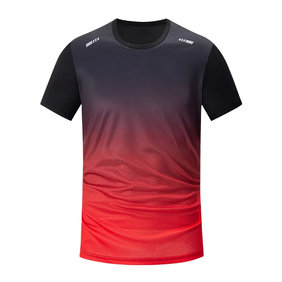 T-shirt de sport homme dégradé – Séchage rapide, fitness & running